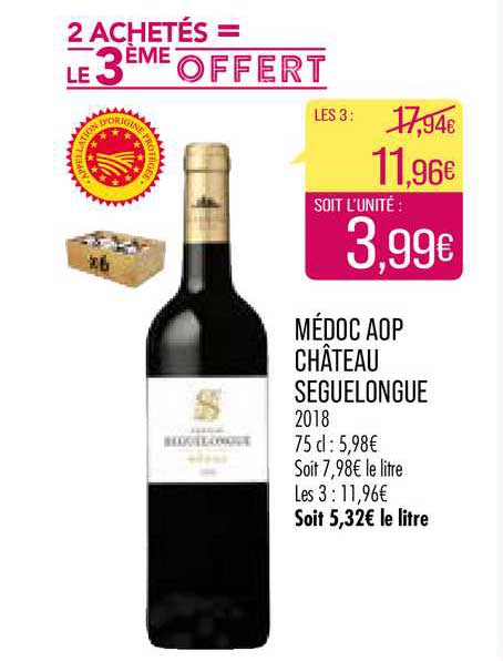 Médoc Aop Château Seguelongue