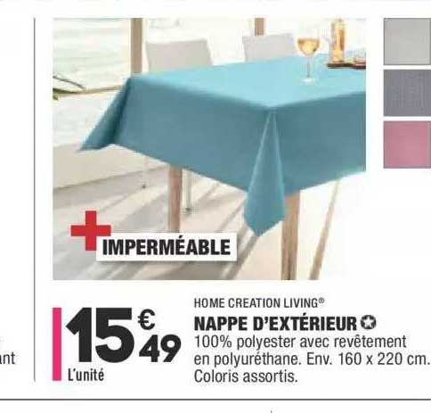 nappe d'extérieur home creation living