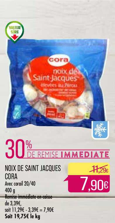 noix de saint jacques cora