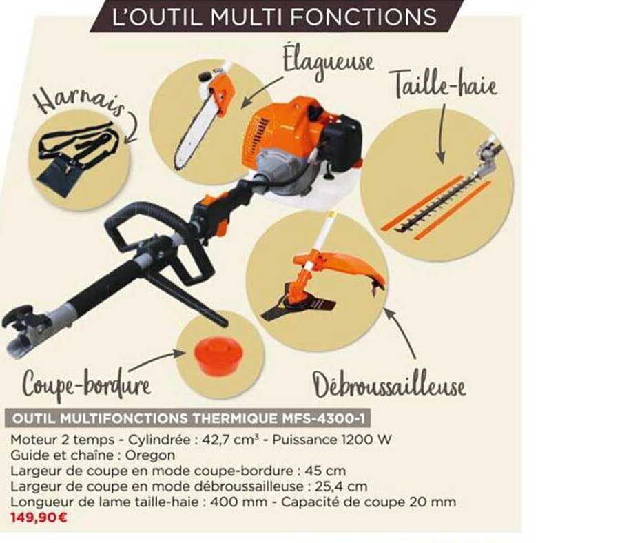Outil Multifonctions Thermique Mfs-4300-1