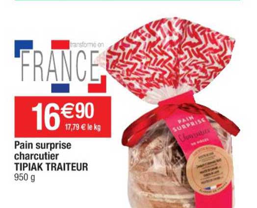 Pain Surprise Charcutier Tipiak Traiteur