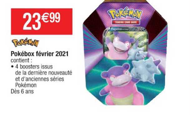 pokébox février 2021 pokémon