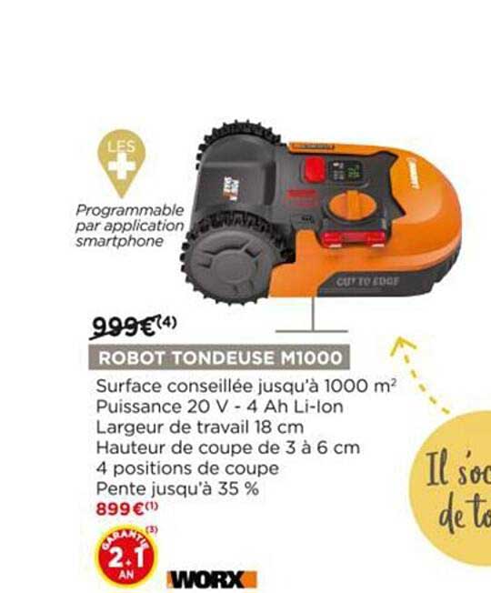 Robot Tondeuse M1000 Work