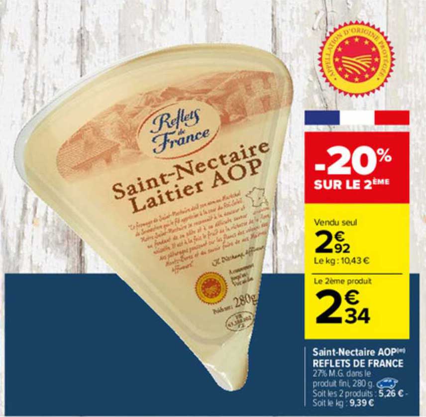 saint-nectaire aop reflets de france