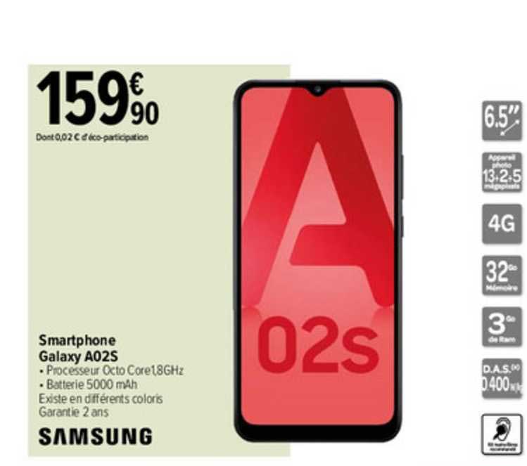 smartphone galaxy a02s samsung