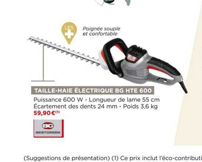 taille-haie électrique bg hte 600