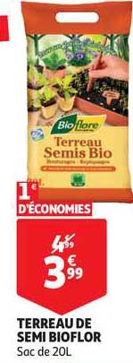 terreau de semi bioflor