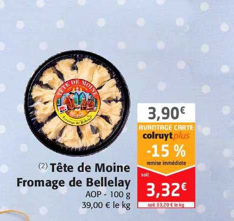 tête de moine fromage de bellelay