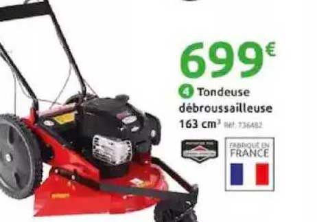 tondeuse débroussailleuse 163 cm3