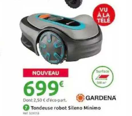 tondeuse robot sileno minimo gardena