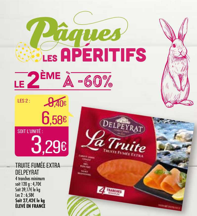 Truite Fumée Extra Delpeyrat