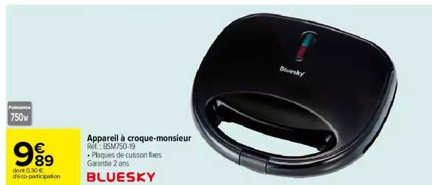 appareil à croque-monsieur