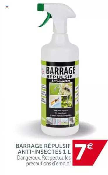 barrage répulsif anti-insectes 1 l