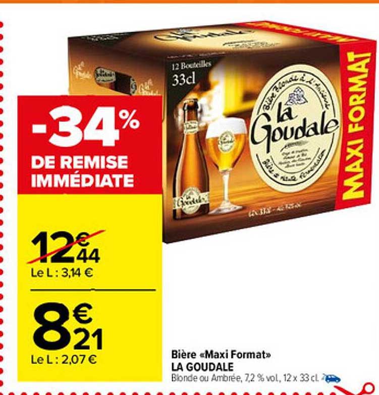 bière "maxi format" la goudale