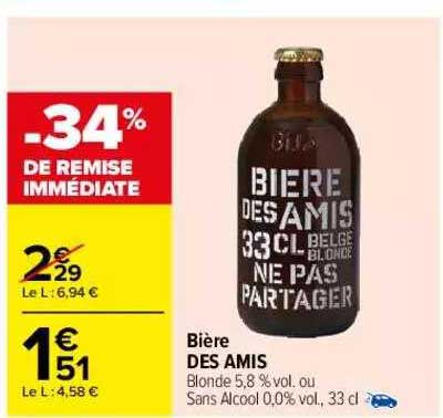 bière des amis