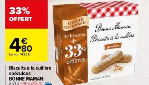 Biscuits à La Cuillère Spéculoos Bonne Maman