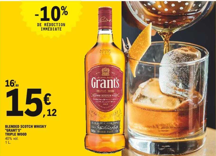 Blended Scotch Whisky "grant's" Triple Wood
