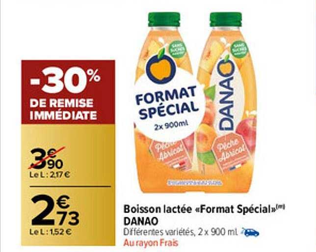 boisson lactée "format spécial" danao