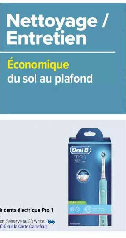 brosse à dents électrique pro 1 oral-b