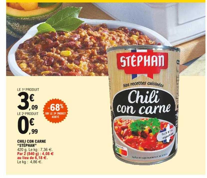 chili con carne "stéphan"