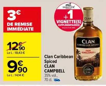 clan caribbean spiced clan campbell