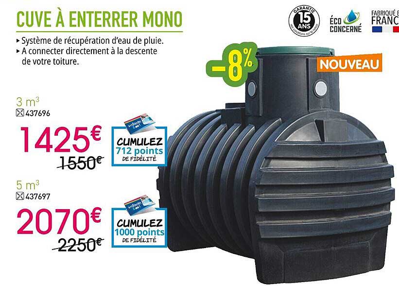 cuve à enterrer mono