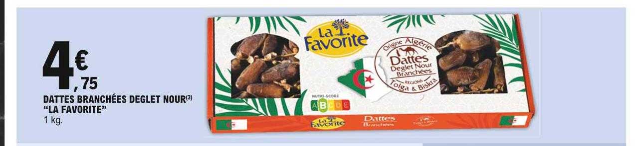 dattes branchées deglet nour "la favorite"