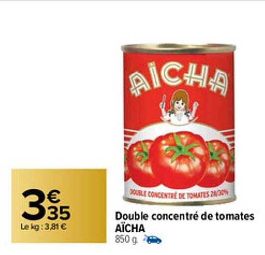 Double Concentrée De Tomates Aïcha