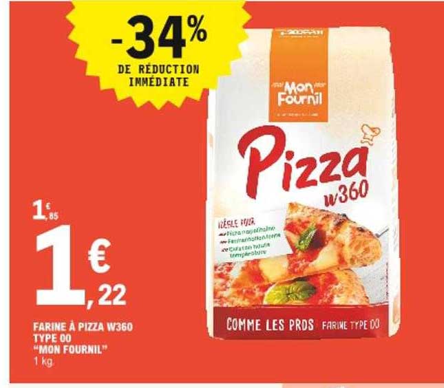 Farine à Pizza W360 Type 00 "mon Fournil"