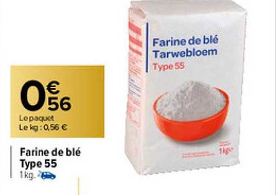 farine de blé type 55