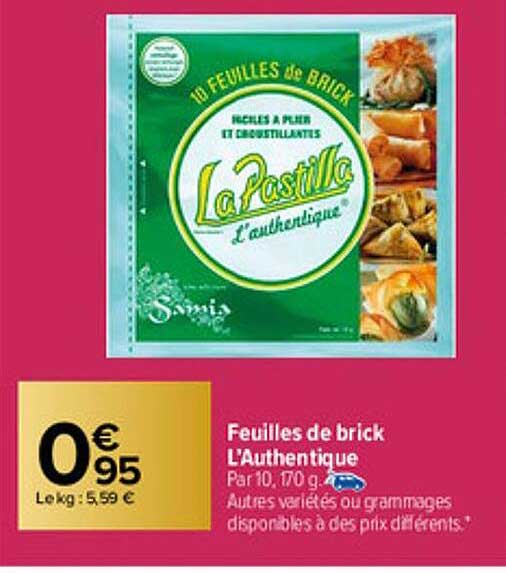 Feuilles De Brick L'authentique