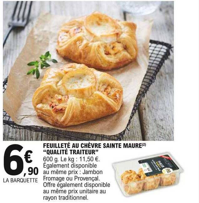 Feuilleté Au Chèvre Sainte Maure "qualité Traiteur"