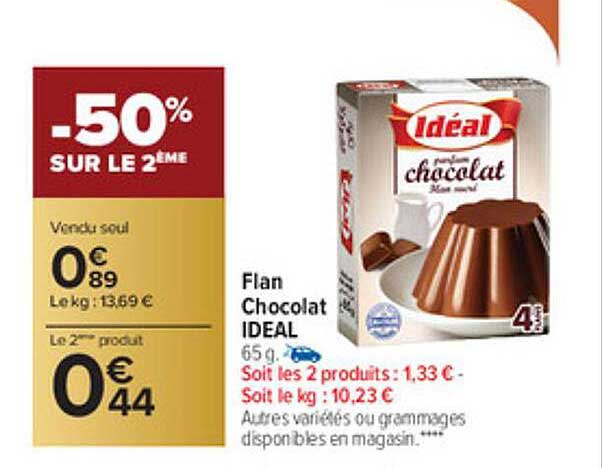 Flan Chocolat Idéal