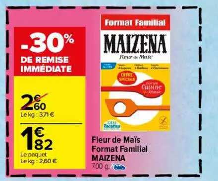 fleur de maïs format familial maizena