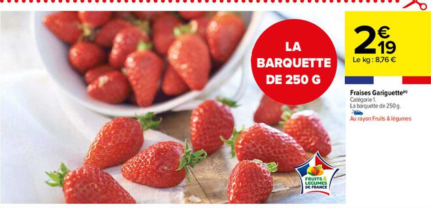fraises gariguette