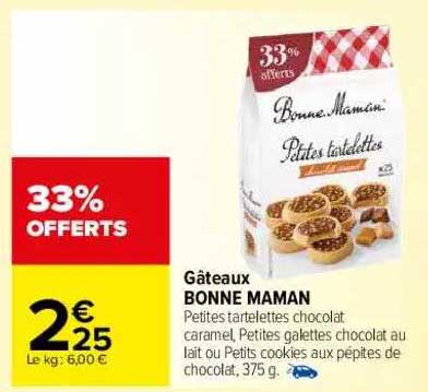 gâteaux bonne maman