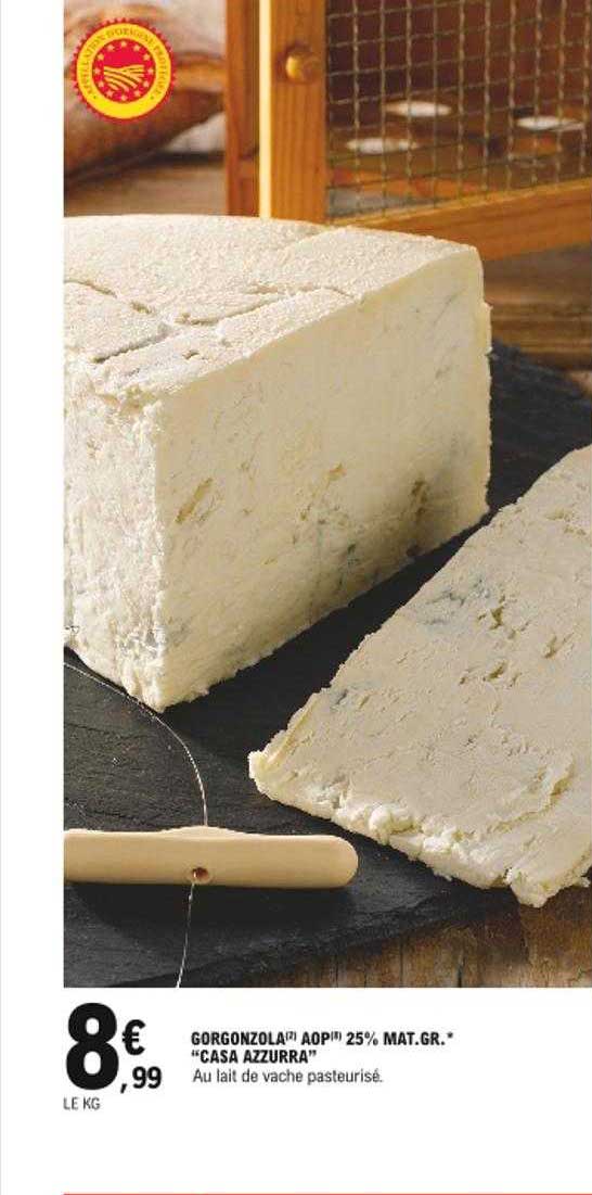 gorgonzola aop 25% mat. gr. "casa azzurra"