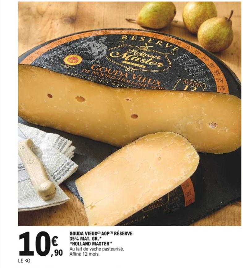 gouda vieux aop réserve 35% mat. gr. "holland master"