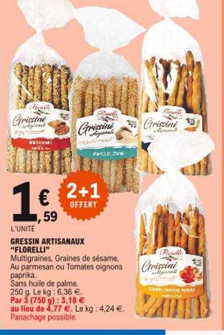 gressin artisanaux "florelli"