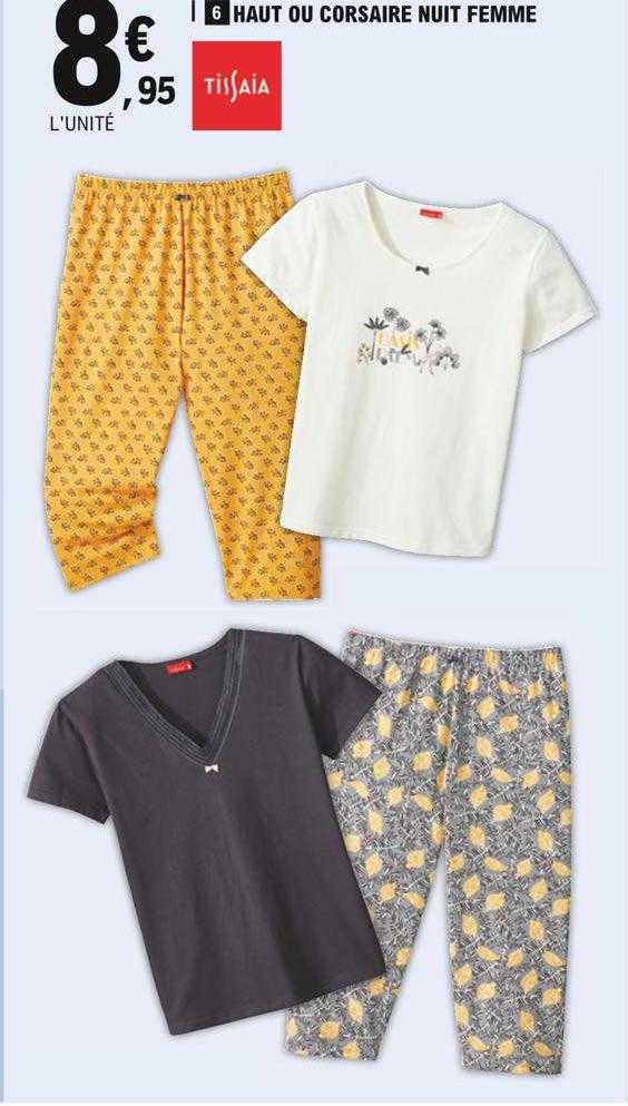 Haut Ou Corsaire Nuit Femme Tissaia