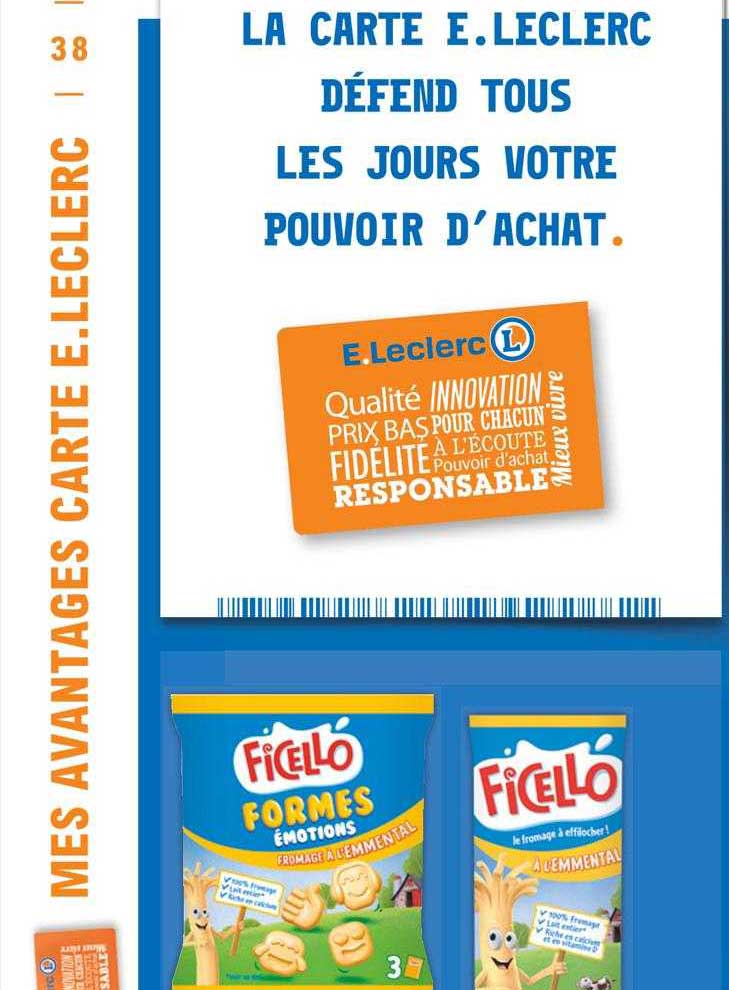 la carte e. leclerc