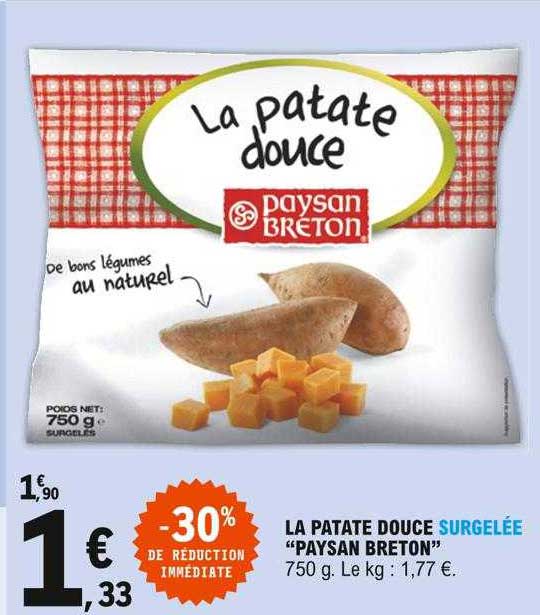 la patate douce "paysan breton"