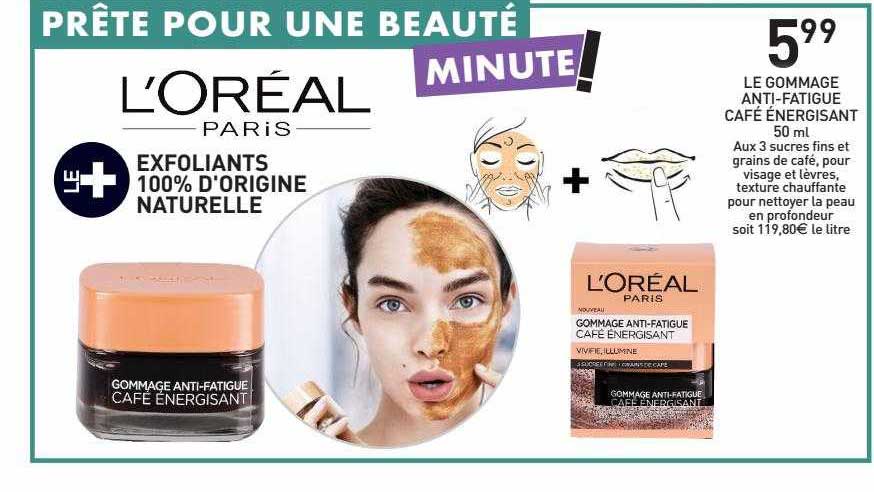 Le Gommage Anti-fatigue Café énergisant