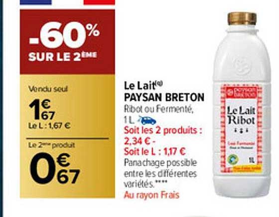 le lait paysan breton