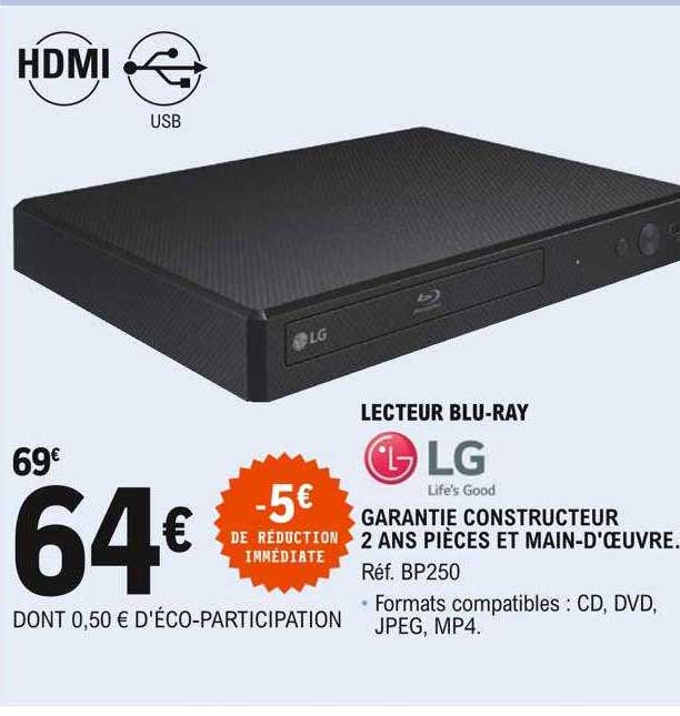 lecteur blu-ray lg