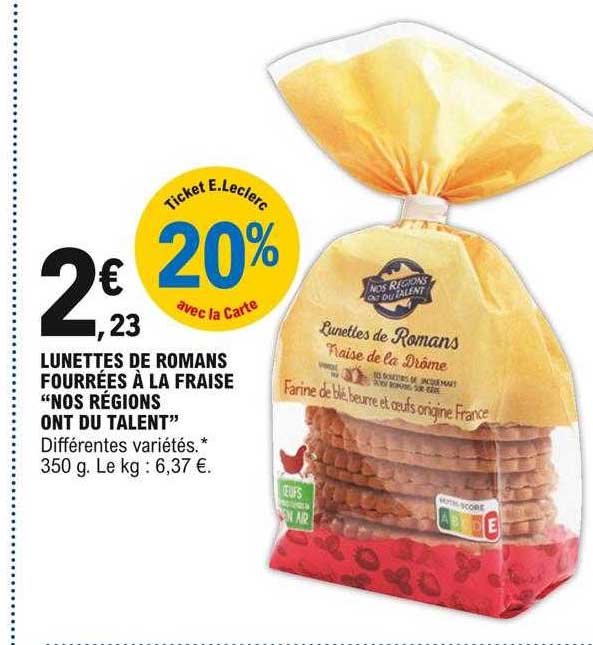 Lunettes De Romans Fourrées à La Fraise "nos Régions Ont Du Talent"