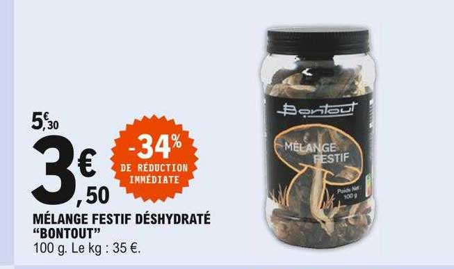 mélange festif déshydraté "bontout"