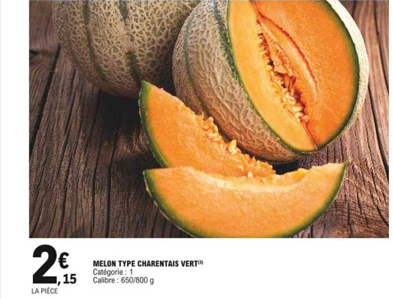 melon type charentais vert