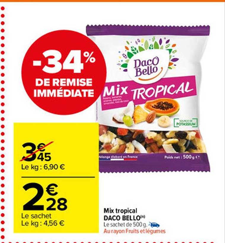 mix tropical daco bello