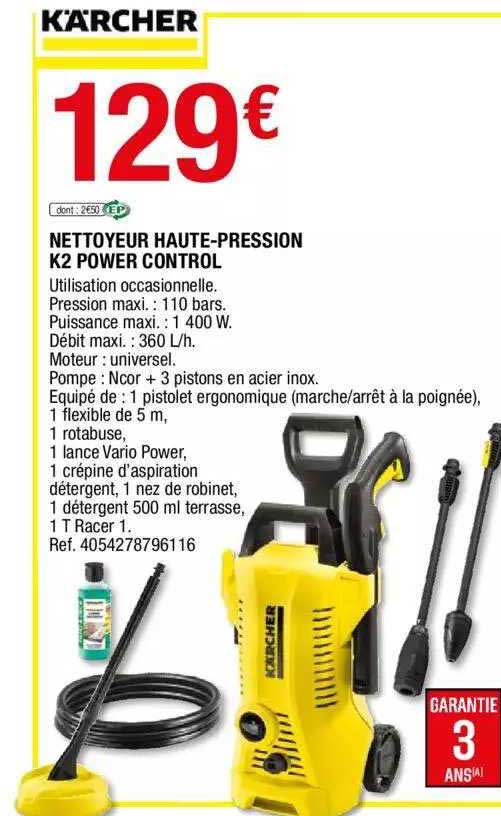 Nettoyeur Haute-pression K2 Power Control Kärcher
